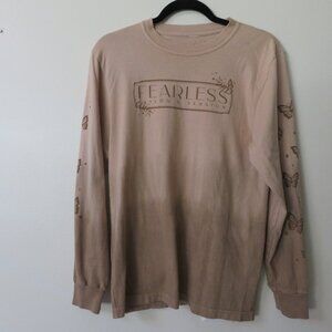 Taylor Swift FEARLESS Taylor's Version Long Sleeve Butterfly Shirt size Small